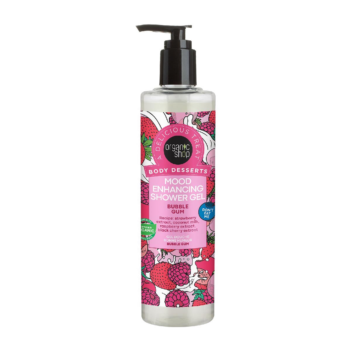 Organic Shop Body Desserts Bubblegum Mood Enhancing Gel De Baño 280Ml
